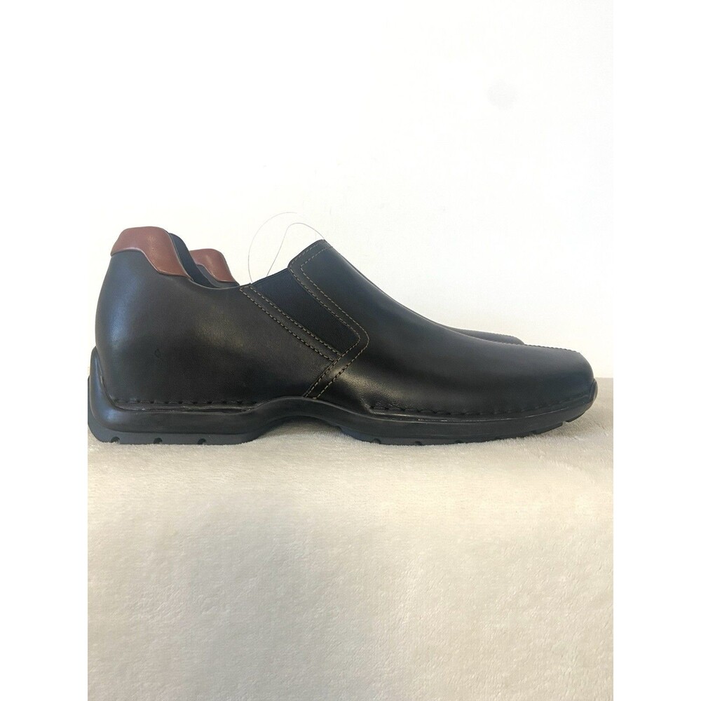 New Cole Haan Zeno II Leather Slip On Driving Casual Shoes Black Size 10M